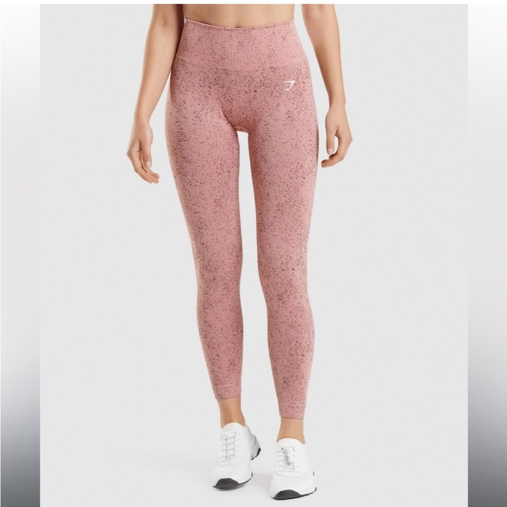 Gymshark adapt fleck seamless leggings in Paige pink Size M